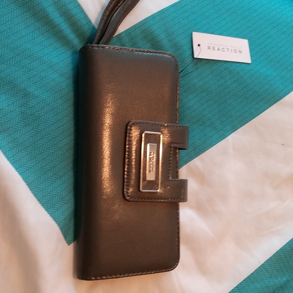 Dark grey women's wallet